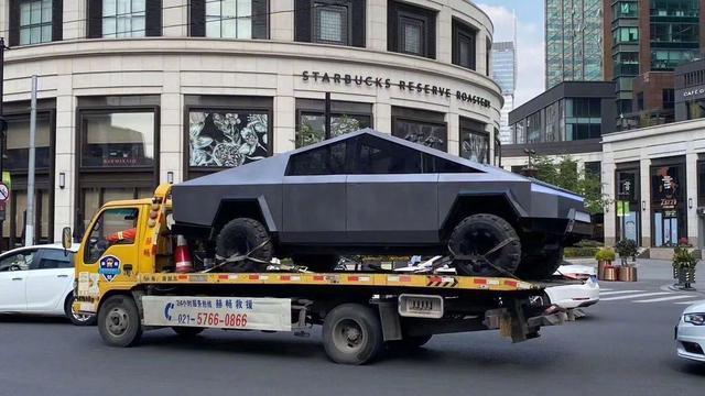 特斯拉皮卡现身上海街头，比悍马霸气，国内上市临近了？