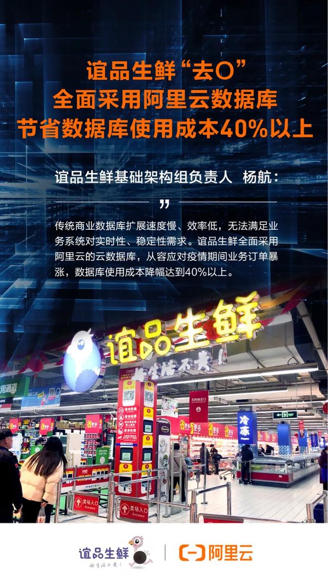 谊品生鲜全面上云，节省数据库使用成本 40%以上