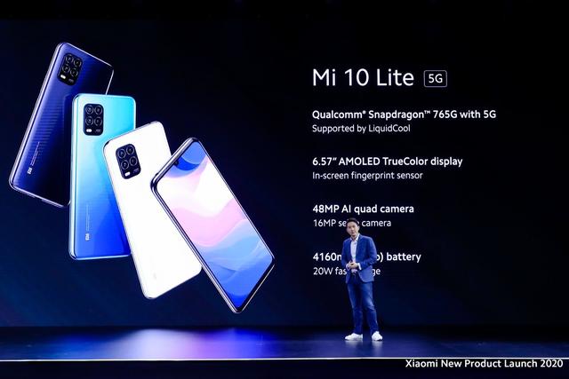 矩阵四摄+骁龙765G，小米10 lite 5G海外正式发布