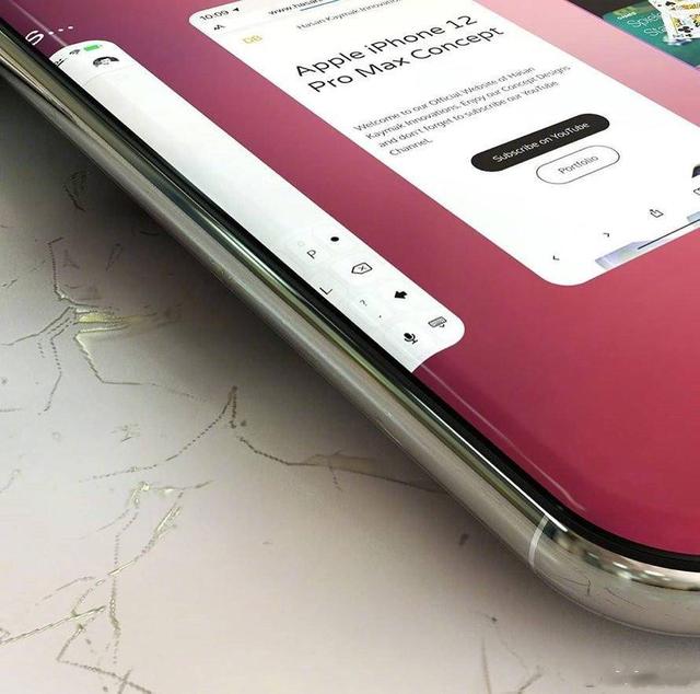 果粉又被骗了？iPhone 12 Pro Max渲染图曝光，刘海屏时代结束