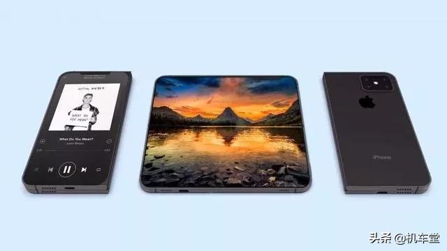 折叠iPhone概念图：后置方形4摄，两块屏幕都有刘海
