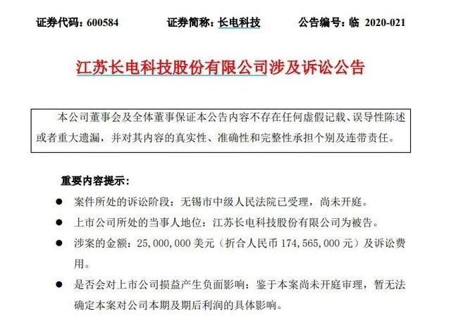 400亿芯片龙头遭巨额索赔！1个季度都不够填坑？17万股民懵圈，究竟发生了什么？