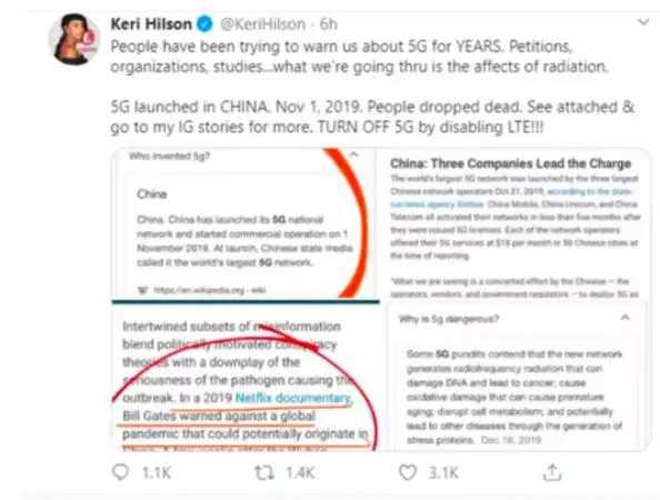 美国博士宣称5G导致新冠病毒，英国民众烧毁多座信号塔