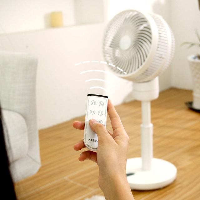 家奈AI智能空气循环电风扇，AI智能网速调节，广域送风