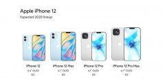 iPhone 12或将会有四款，屏幕更多详情细节曝光，标配OLED屏幕