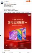 小米电视：2020 年出货量中国第一