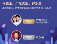 抖音电商年货节成交额为208亿元 广东夫妇、罗永浩成“带货王”  真相到底是怎