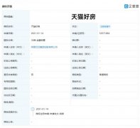 阿里申请“天猫好房”相关商标 目前是什么情况?
