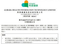 阿里健康2021财年上半年经调净利润4.36亿元 同比增长286% 具体是什么情况