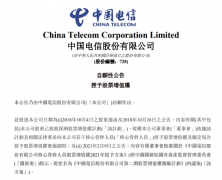 中国电信：拟向 8239 名核心骨干人员授予总数约为 24 亿股股票增值权