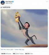 马斯克推特回应：Coinbase 允许在其平台上交易狗狗币!