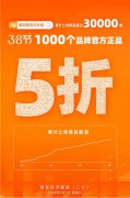 淘宝经济暖报：聚划算百亿补贴1000个品牌38节五折 对此大家怎么看？
