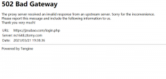 网站502   Server:ns1648.ztomy.com  这个是怎么回事
