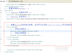 jspservlet，在Servlet节点中添加代码