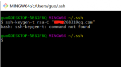 报bash:ssh-keygen-t:command not found的解决过程