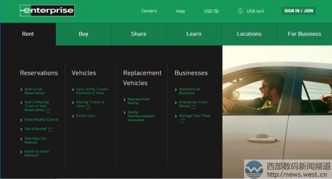 保护品牌域名还是进军中国市场？enterprice租车拿下两枚.cn域名！