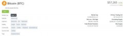 比特币价格飙升至 58000 美元以上!