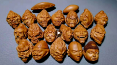 大一男生橄榄核雕西游记