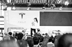 上海车展特斯拉遭遇女车主现场维权