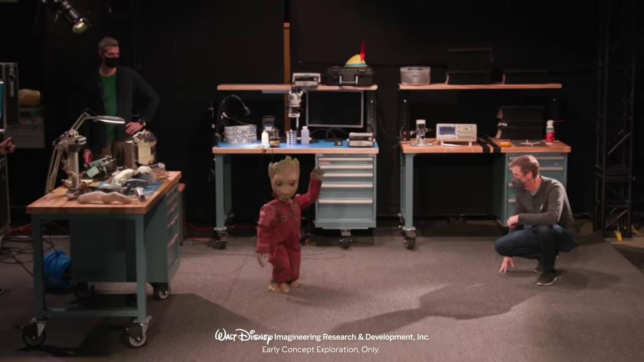 迪士尼研发出《银河护卫队》“格鲁特”机器人,有望在迪士尼公园使用