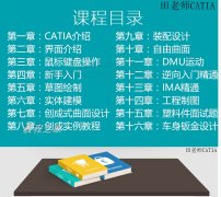 CATIA V5R20从入门到精通教程 工程设计绘图分析软件系列视频教程 SEO站长网