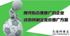 刚开始百度推广的企业该如何制定竞价推广方案_老铁SEO外包公司