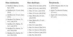 2015 款 12 英寸 MacBook 成为了过时产品，该机器已被添加到过时产品列表中