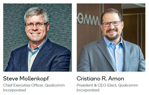 按计划,高通新一任 CEO 克里斯蒂亚诺?阿蒙应已上任