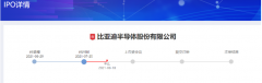 深交所已于 8 月 18 日中止比亚迪半导体股份有限公司发行上市审核