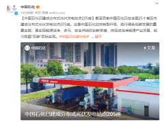 中国石化：已在全国建成分布式光伏发电站点超 200 座